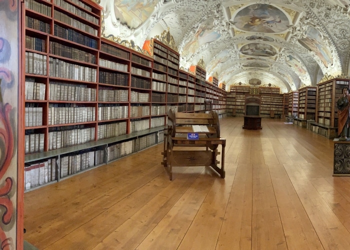 Prague -Bibliothèque Strahov