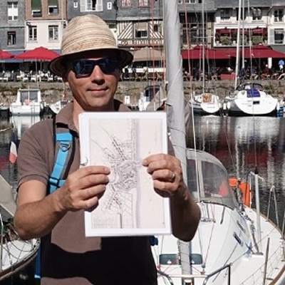 Pierre Rallu guide touristique à Honfleur Normandie