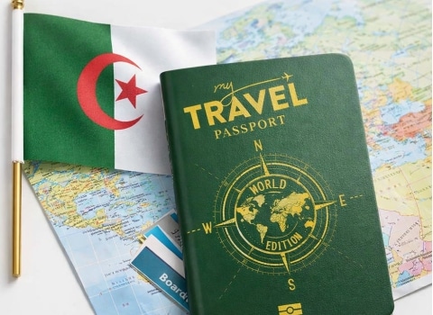 Voyager sans visa avec un passeport algérien